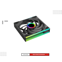 Case Fan | Acegeek TURBINE Black /White Reverse