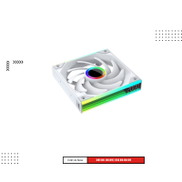 Case Fan | Acegeek TURBINE Black /White Reverse