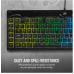 Keyborad Corsair |  K55 RGB PRO Gaming Keyboard, Backlit Zoned RGB LED, Rubberdome)