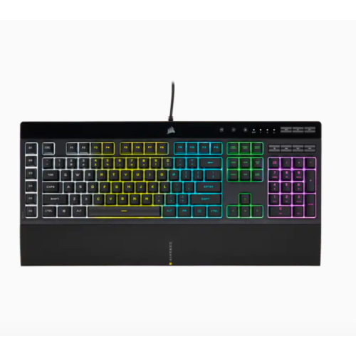 Keyborad Corsair |  K55 RGB PRO Gaming Keyboard, Backlit Zoned RGB LED, Rubberdome)