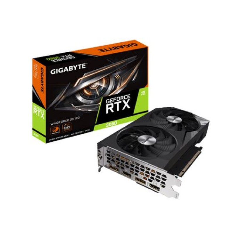 GPU GIGABYTE | NVIDIA GeForce® RTX™ 3060 WINDFORCE OC  ( 12GB )