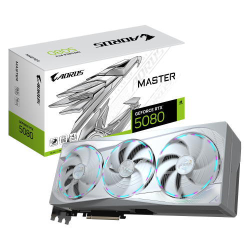 GPU GIGABYTE | NVIDIA GeForce® AORUS  RTX 5080 Master ICE ( 16GB )