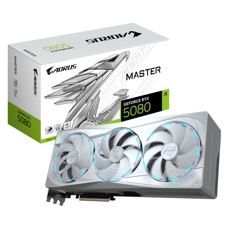 GPU GIGABYTE | NVIDIA GeForce® AORUS  RTX 5080 Master ICE ( 16GB )