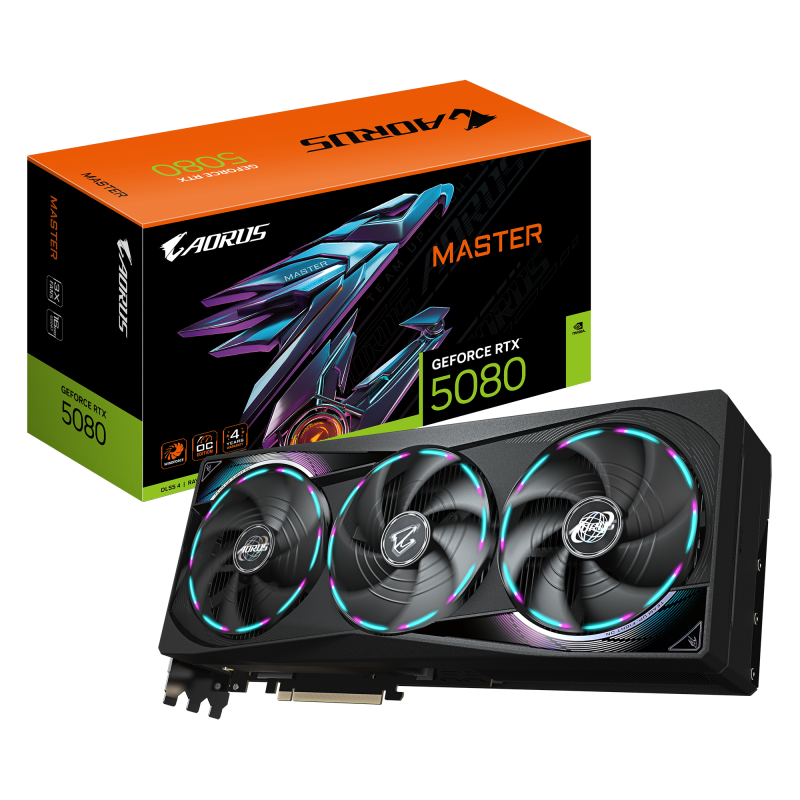 GPU GIGABYTE | NVIDIA GeForce® AORUS  RTX™ 5080 MASTER ( 16GB )