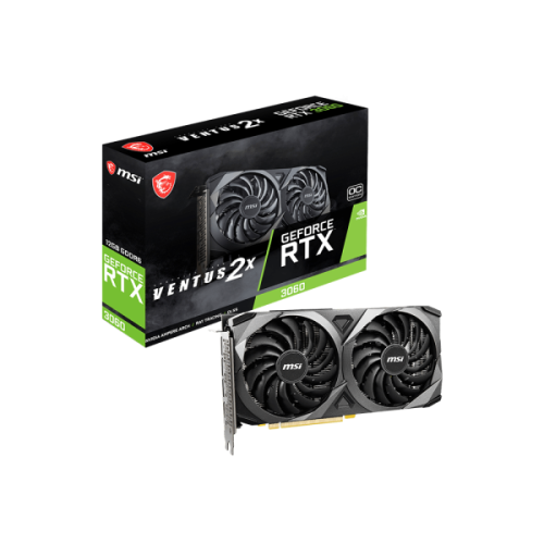 GPU MSI | NVIDIA GeForce®  RTX 3060 VENTUS 2X ( 12GB )  OC