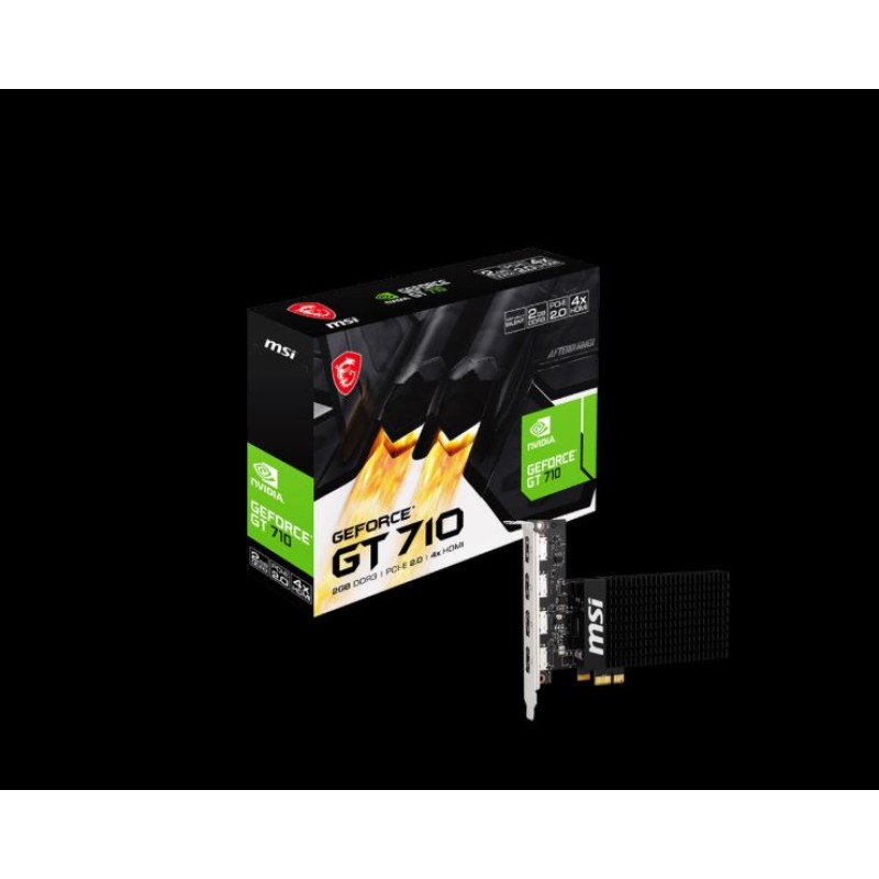 GPU MSI | NVIDIA GeForce® GT 710 2GD3H LP-( 2GB )