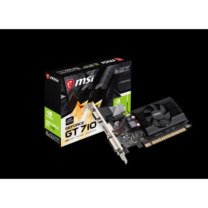 GPU MSI  | NVIDIA GeForce® GT 710 2GD3H LP-( 2GB  )