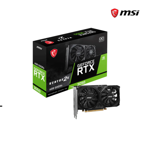 Graphic Card | MSI NVIDIA GeForce®  RTX 3050 VENTUS 2X E ( 6GB ) OC