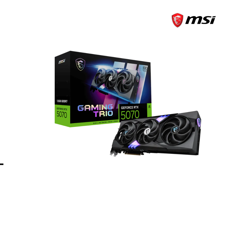 Graphic Card | MSI NVIDIA GeForce® RTX™ 5070 ( 12GB )  GAMING TRIO OC