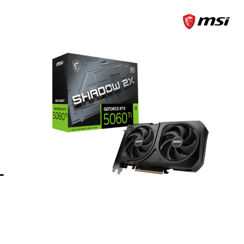 GPU MSI | NVIDIA GeForce®  RTX 5060 Ti 8G SHADOW 2X OC PLUS ( 8GB )