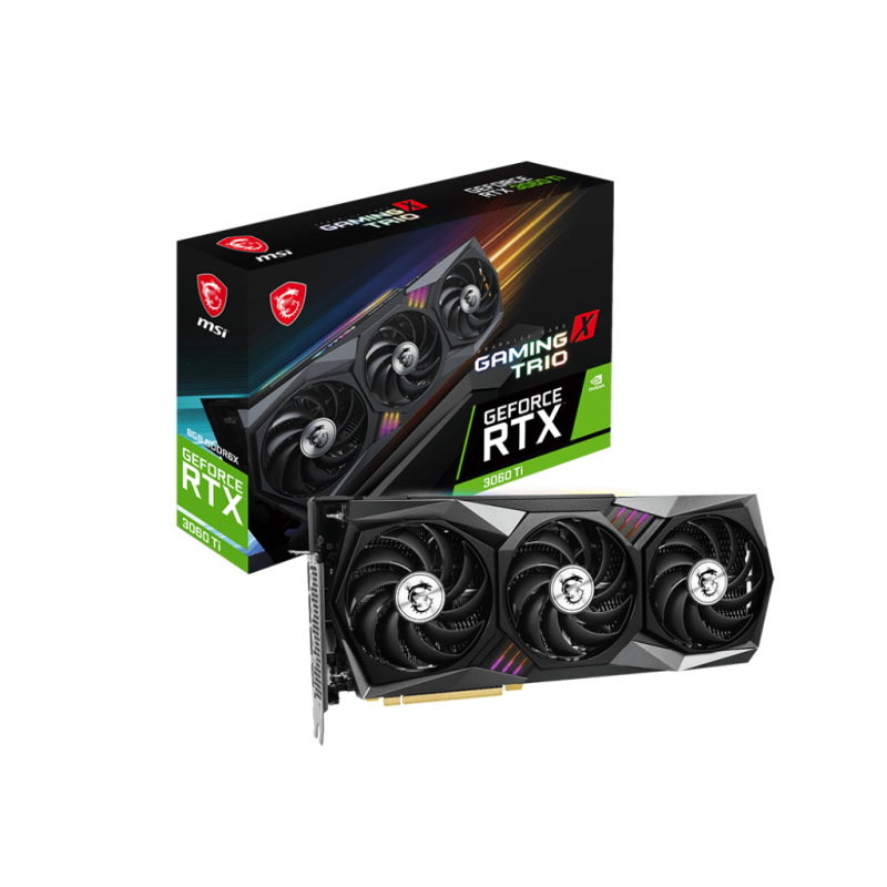 GPU MSI GAMING  |  RTX 3060 Ti [ 8GB ]  X TRIO D6X