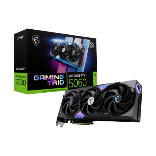 GPU MSI | NVIDIA GeForce® RTX 5060( 8GB ) GAMING TRIO OC