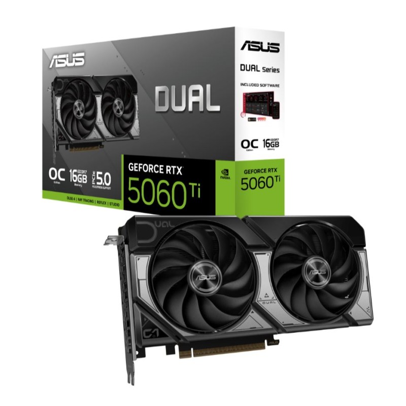 GPU ASUS | NVIDIA GeForce®  DUAL-RTX5060TI-O16G ( 16 GB )