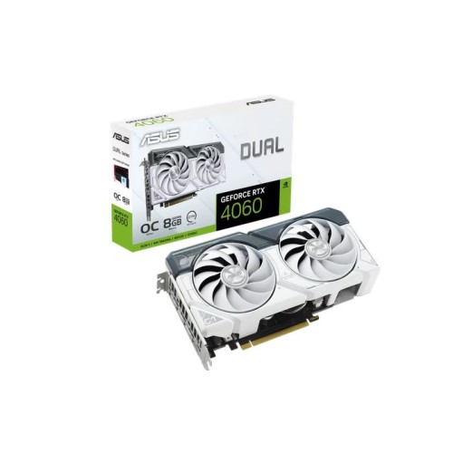 GPU ASUS  | NVIDIA GeForce® DUAL-RTX4060- OC ( 8GB ) -WHITE