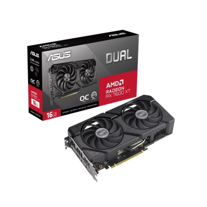 GPU ASUS | Dual Radeon™ RX 7600 XT OC Edition ( 16GB )