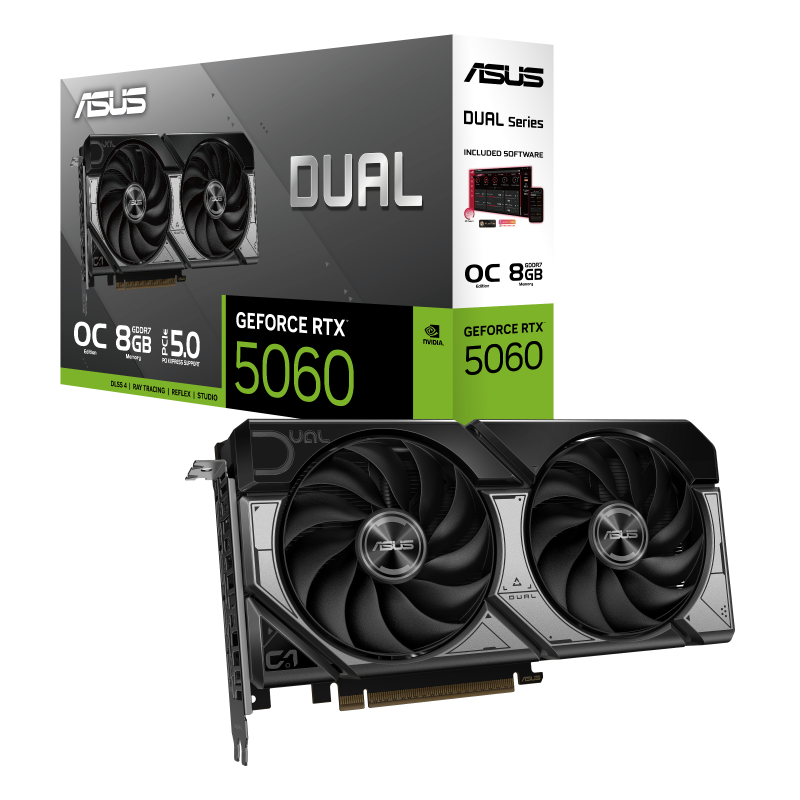 GPU ASUS | NVIDIA GeForce®  DUAL-RTX5060-O8G ( 8GB )