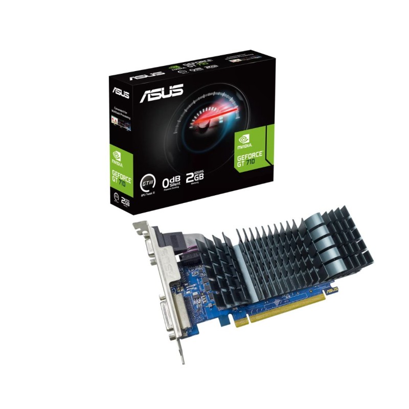 GPU ASUS  | NVIDIA GeForce®  GT710-SL-2GD5-BRK-EVO ( 2GB )