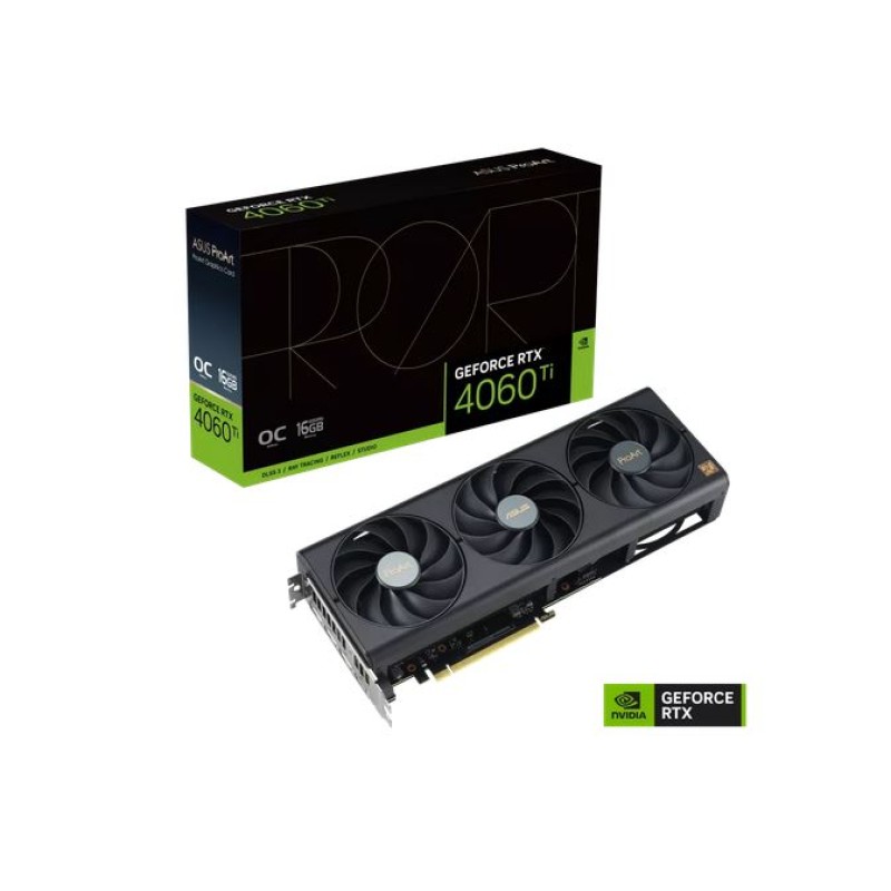 GPU ASUS | NVIDIA GeForce® PROART-RTX4060TI- OC-(16G​B ​)