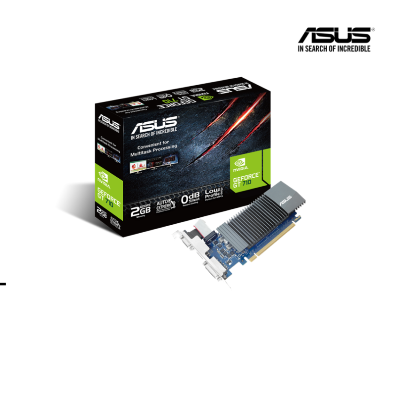 Graphic Card​ |  ASUS  NVIDIA GeForce®  GT710-SL-2GD5-BRK-EVO ( 2GB )