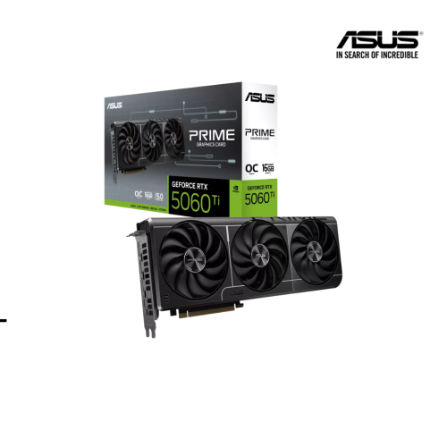Graphic Card | ASUS  NVIDIA GeForce® PRIME-RTX5060TI-O16G( 16GB )