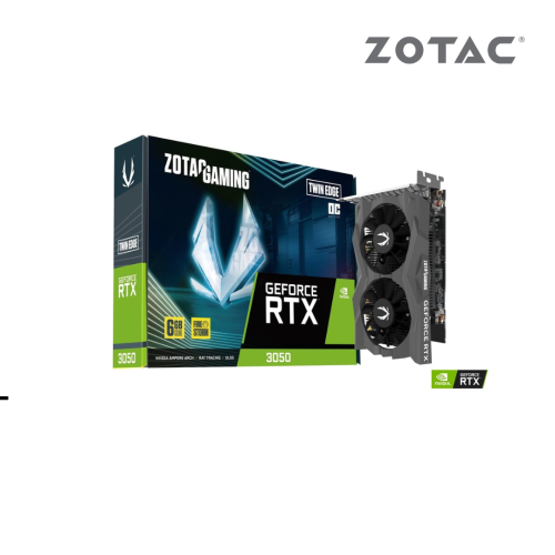 Graphic Card | ZOTAC NVIDIA GeForce® RTX 3050 ( 6GB )  GDDR6 Twin Edge OC