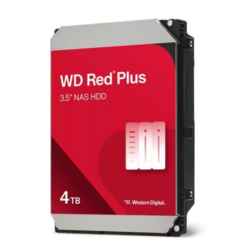 HDD DESKTOP WD | 4TB SATA 3.5" Red Plus NAS- ( 7200 RPM +Cache 256M)