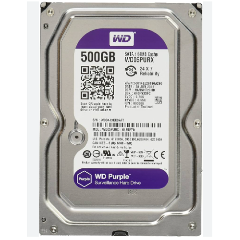 HDD DESKTOP WD | 500GB SATA 3.5" [ 5400 RPM ]