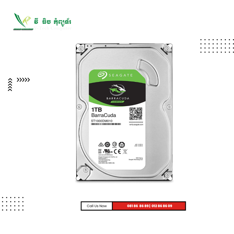 HDD DESKTOP  | 1TB SATA 3.5" ( Second hand )
