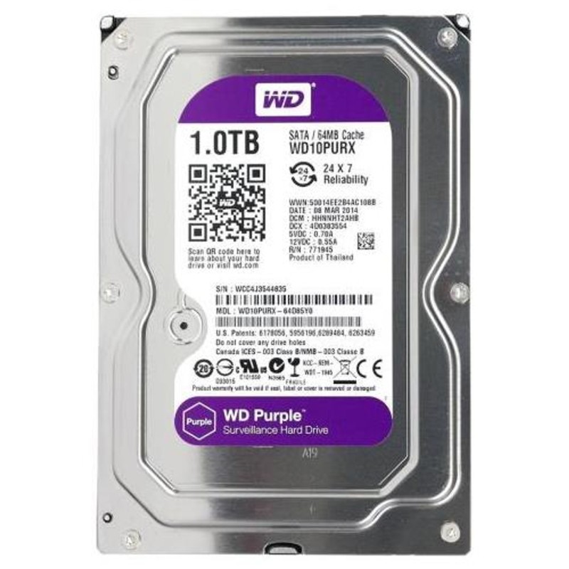 HDD DESKTOP WD | 1TB SATA 3.5" [ 7200 RPM ]