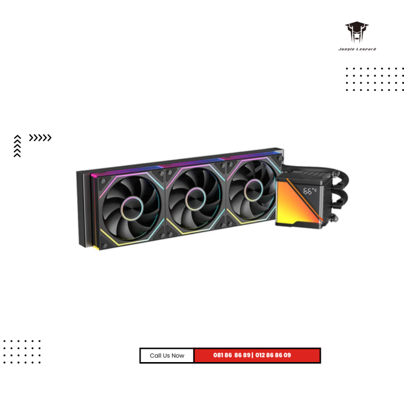 Liquid Cooler | Jungle Leopard​​ Stellar Realm 360RS Black - Smart temperature Display