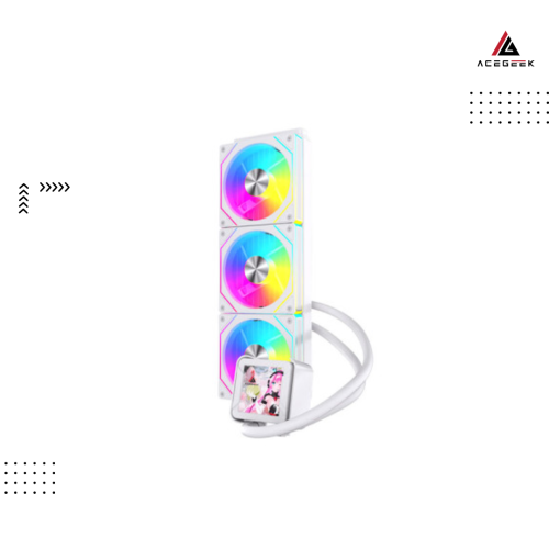Liquid Cooler | Acegeek Cryoscreen 360-White