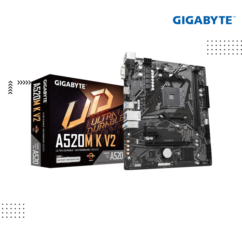 Motherboard GIGABYTE | A520M K V2