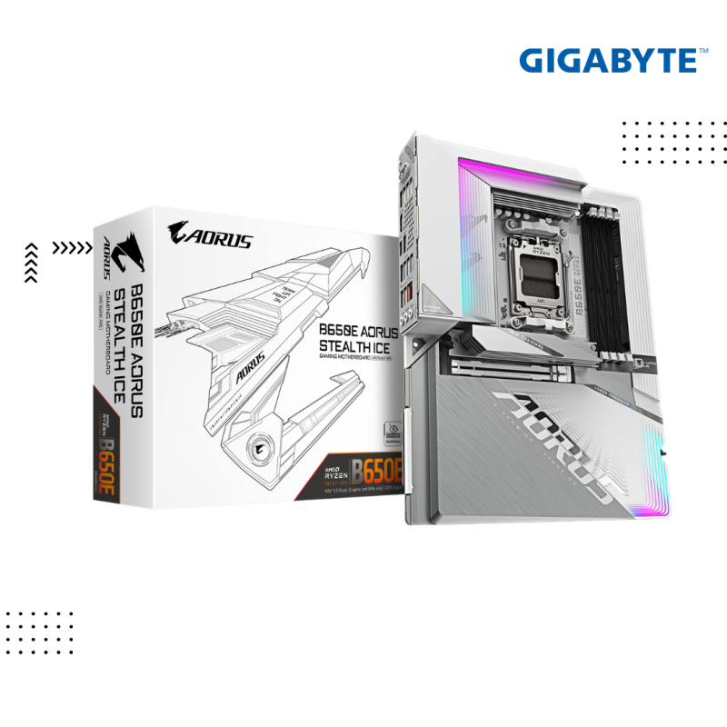 Motherboard GIGABYTE | B650E AORUS STEALTH ICE