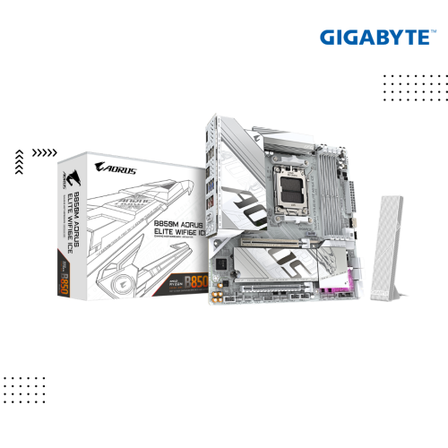 Motherboard GIGABYTE |  B850M AORUS Ellit wifi6E ICE