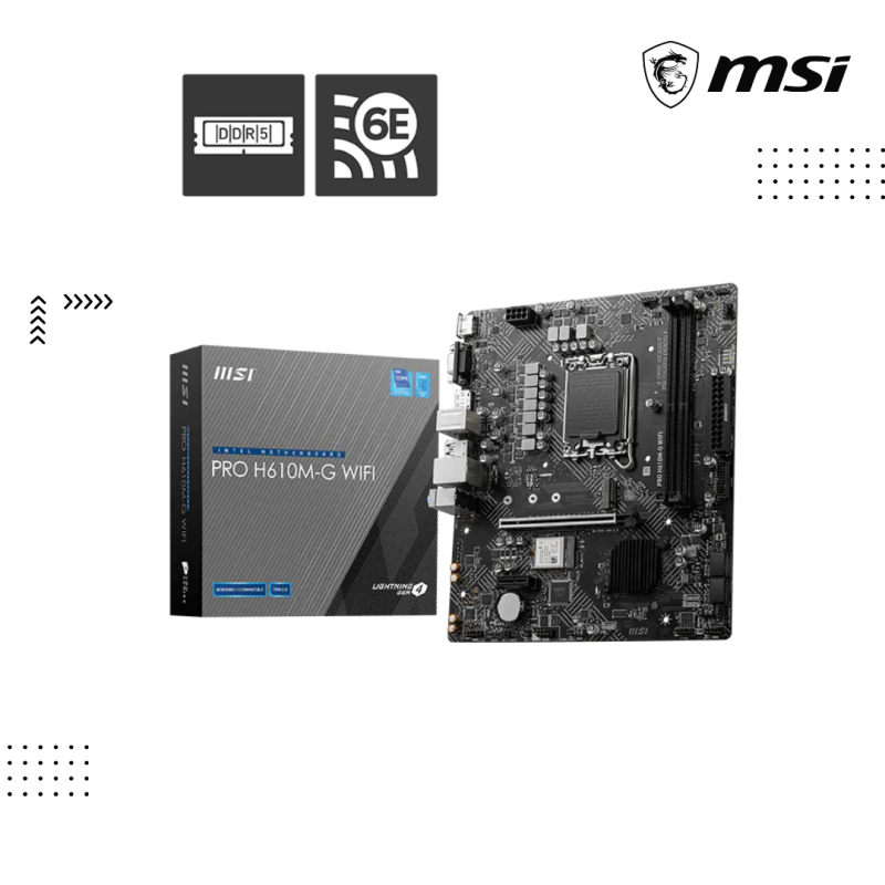 Motherboard MSI | PRO H610M-G WIFI