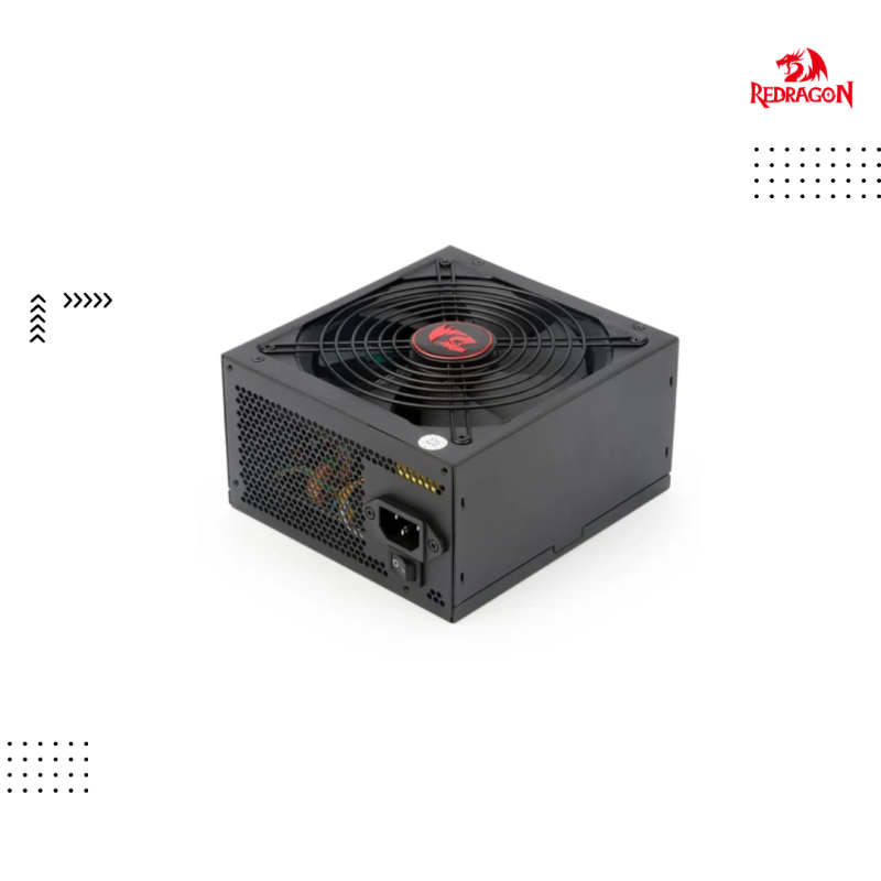 Power Supply | Redragon GC-PS003 ( 600W )  80+ Brown Modula
