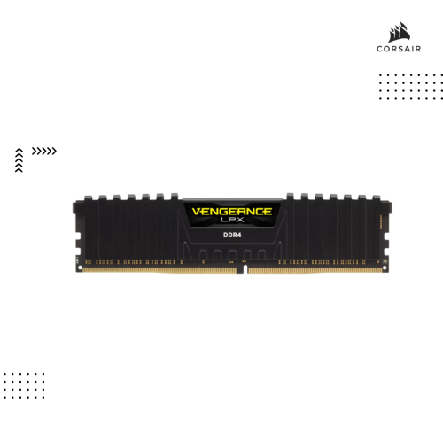 RAM Corsair DDR4 | 32GB ( 32X1 ) VENGEANCE -3000MHz- DESKTOP -Black