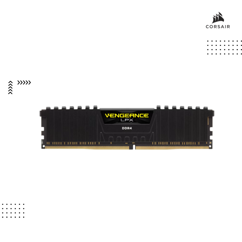 RAM Corsair DDR4 | 32GB ( 32X1 ) VENGEANCE -3000MHz- DESKTOP -Black