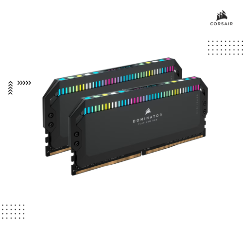 RAM Corsair DDR5 | 64GB ( 32X2 ) -Dominator Platinum RGB -5200MHz- DESKTOP