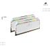 RAM Corsair DDR5 | 64GB ( 32X2 ) -Dominator Platinum RGB -5600MHz- DESKTOP - White