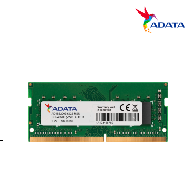 RAM ​ADATA DDR4 | 8GB-3200MHz -LAPTOP
