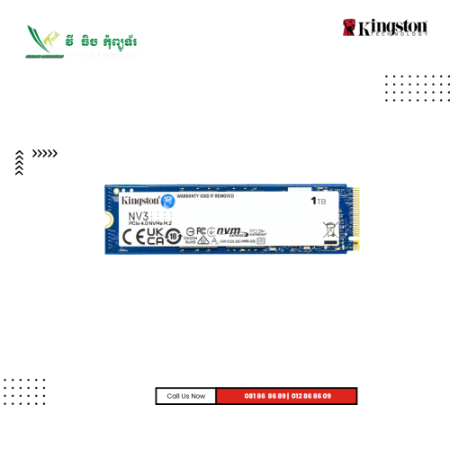 SSD KINGSTON | NV3- ( 1TB )  (4x4 ) M.2 PCIE NVME