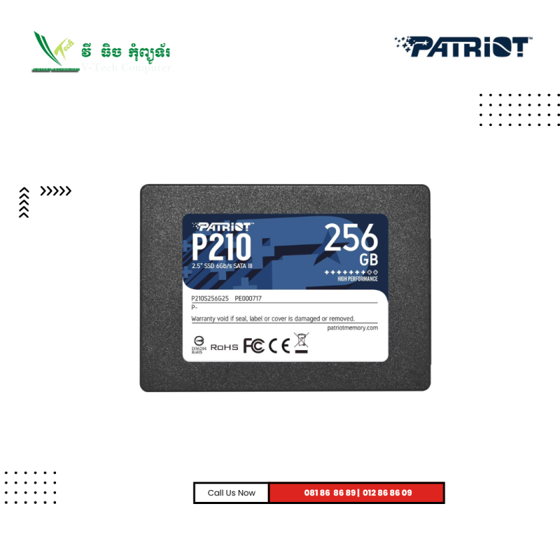 SSD Patriot | P210S ( 256GB ) SATA 2.5 "