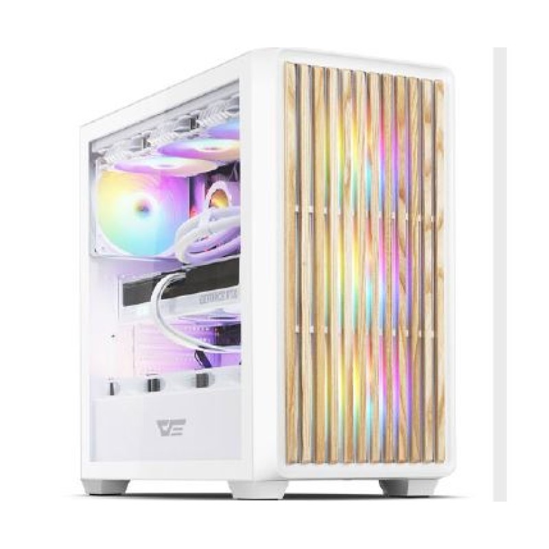 Case DarkFlash | DS900WD ( Front Wood ) -White