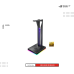 Stand ROG | Asus ROG Throne Headset  Throne with 7.1 surround sound, dual USB 3.1 ports and Aura Sync