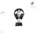 Stand ROG | Asus ROG Throne Headset  Throne with 7.1 surround sound, dual USB 3.1 ports and Aura Sync