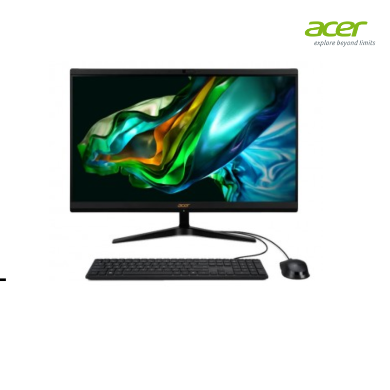 DESKTOP ACER AIO |  C24-1800 -Black ( Intel Core  I5-1335U/16GB/512 GB PCie /23.8" FHD/DOS )