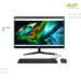 DESKTOP ACER AIO |  C24-1800 -Black ( Intel Core  I5-1335U/16GB/512 GB PCie /23.8" FHD/DOS )