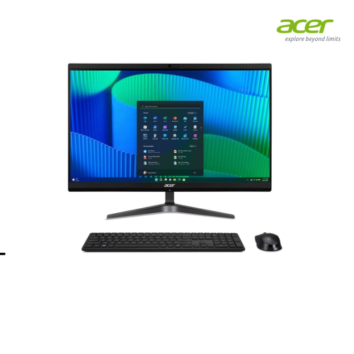 DESKTOP ACER AIO | Veriton -Z2592G -Black ( Intel  Core I5-1235U/8GB/256GB PCie /21.5" FHD/DOS )