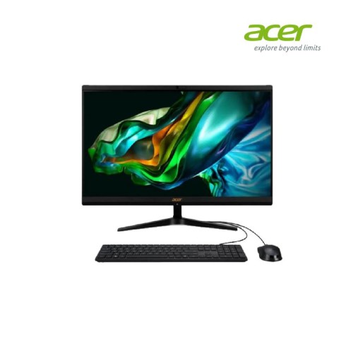 DESKTOP ACER AIO | Aspire C24-1800-(GAA24S) -Black ( Intel Core  i3-1305U/8GB/256GB PCie /23.8" FHD/DOS )